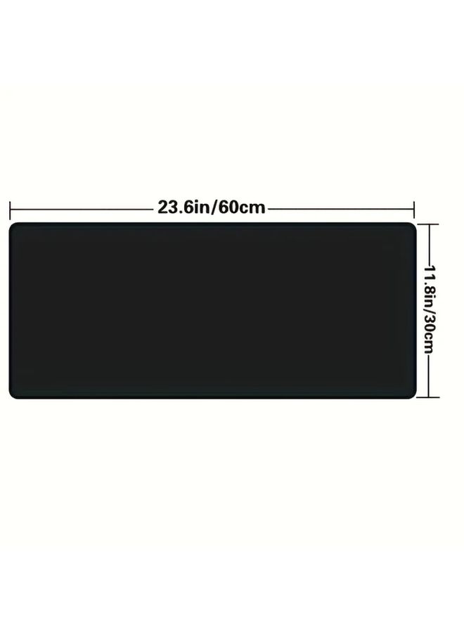Extra Large Gaming Mouse Pad 90x40cm Non Slip Stitched Edges Black Desk Mat - Image 2