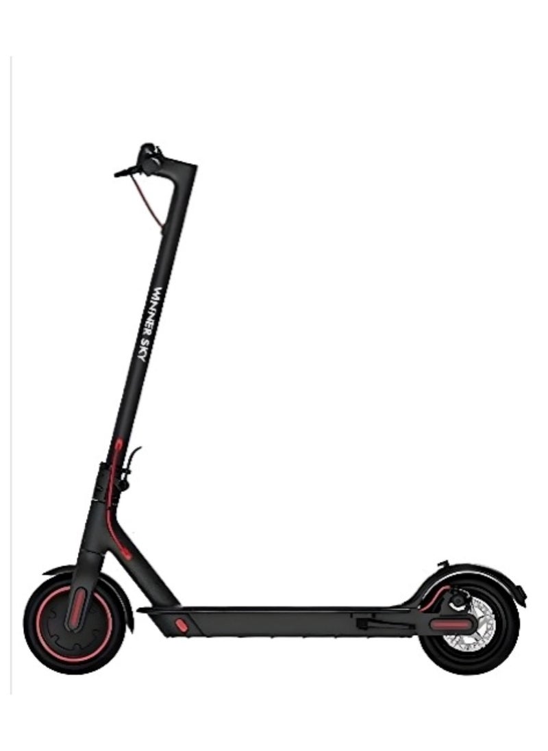 Winner Sky M365 Electric Scooter with 250W Motor, 36V-4.4Ah Battery, and Inflatable Tires for Improved Traction Black  - Image 1