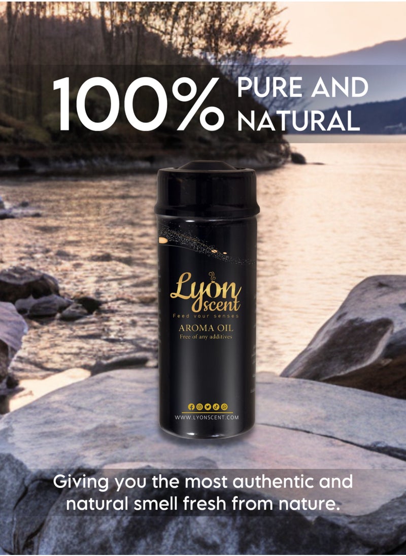 LYON SCENT - Lyon Scent Aroma Oil, 100% Pure Oil, Perfume for Air Freshener, Diffuser Aroma, Fragrance Oil, Air Freshener Oil refill, Essential Scented Oil, Luxurious Scent (ADDRESS) - Image 1