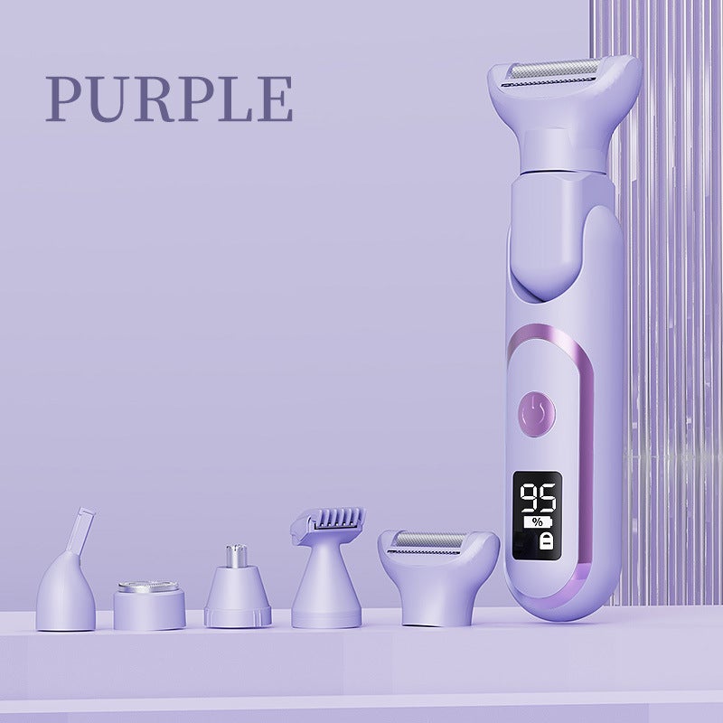 Digital Type-C Multifunctional Women's Hair Removal Device - Electric Shaver for Underarms, Private Area & Eyebrow Trimmer - Image 1