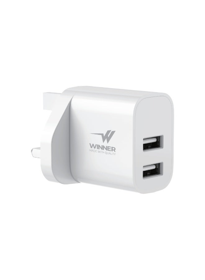WE WINNER Winner Wall Charger Jan 12 Watts USB + Type-C - Image 3