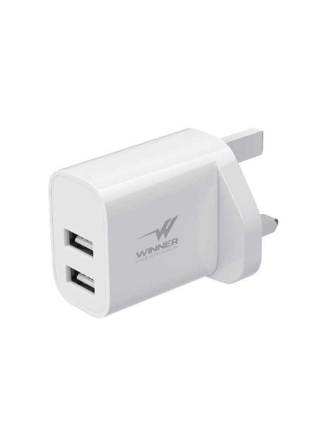 WE WINNER Winner Wall Charger Jan 12 Watts USB + Type-C - Image 1