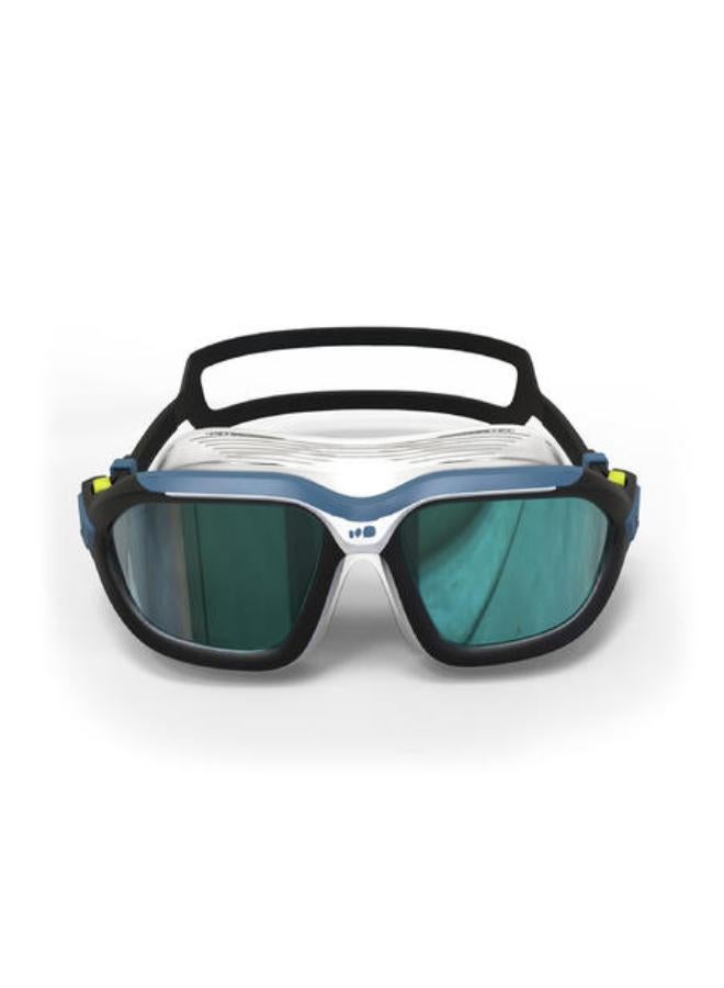 NABAIJI Swimming mask Active - Mirrored lenses - Size large - Black blue - Image 2
