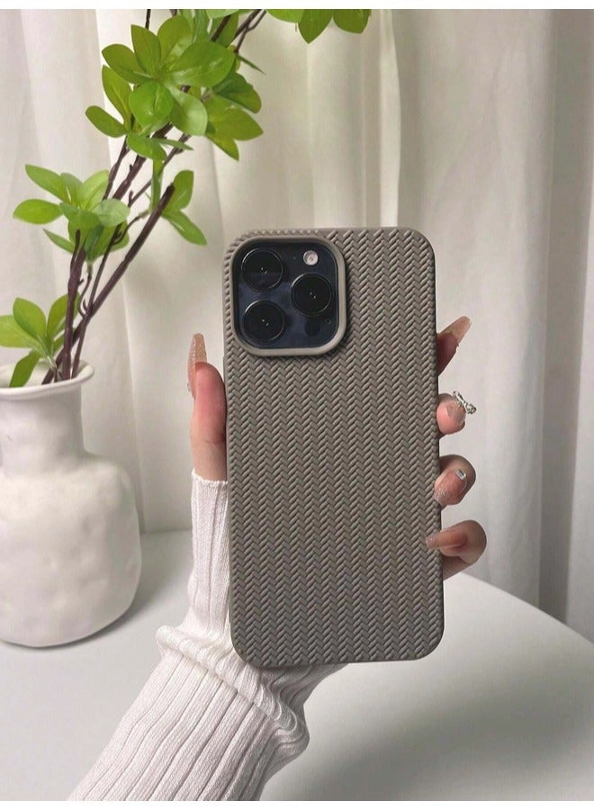 ShebSheb Soft TPU 3D Braided Fabric Phone Case for iPhone 14 Pro - Image 1