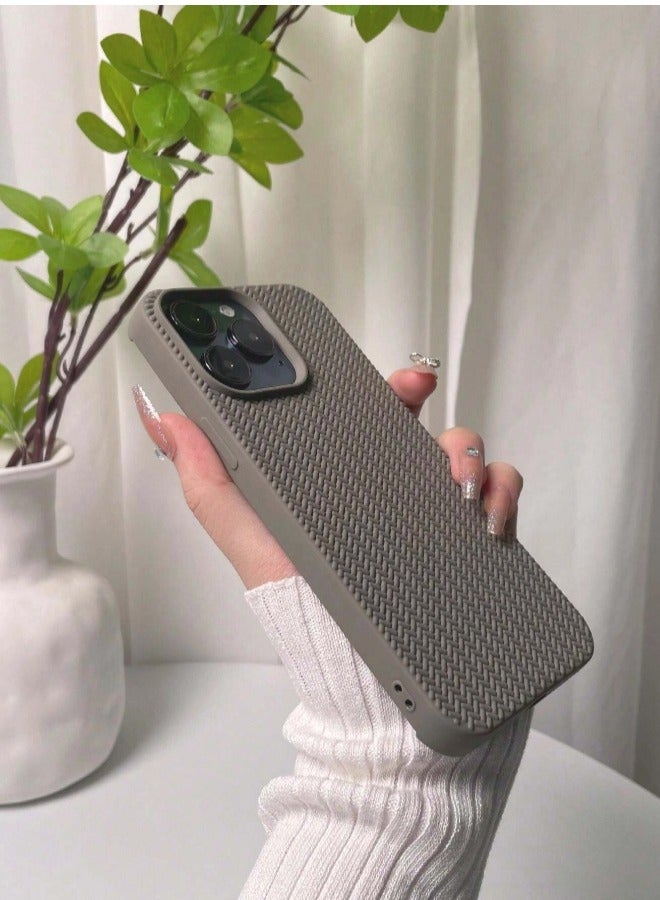 ShebSheb Soft TPU 3D Braided Fabric Phone Case for iPhone 14 Pro - Image 3