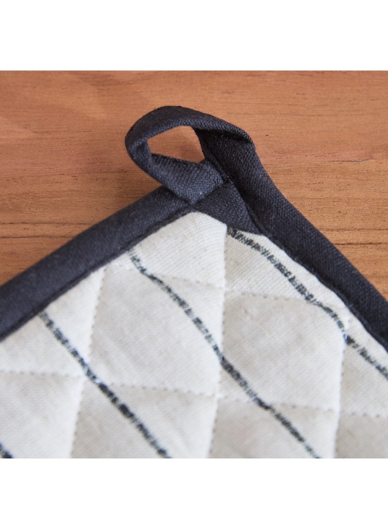 Home Box Noir Stripe Pot Holder 20 x 20 cm - Image 3