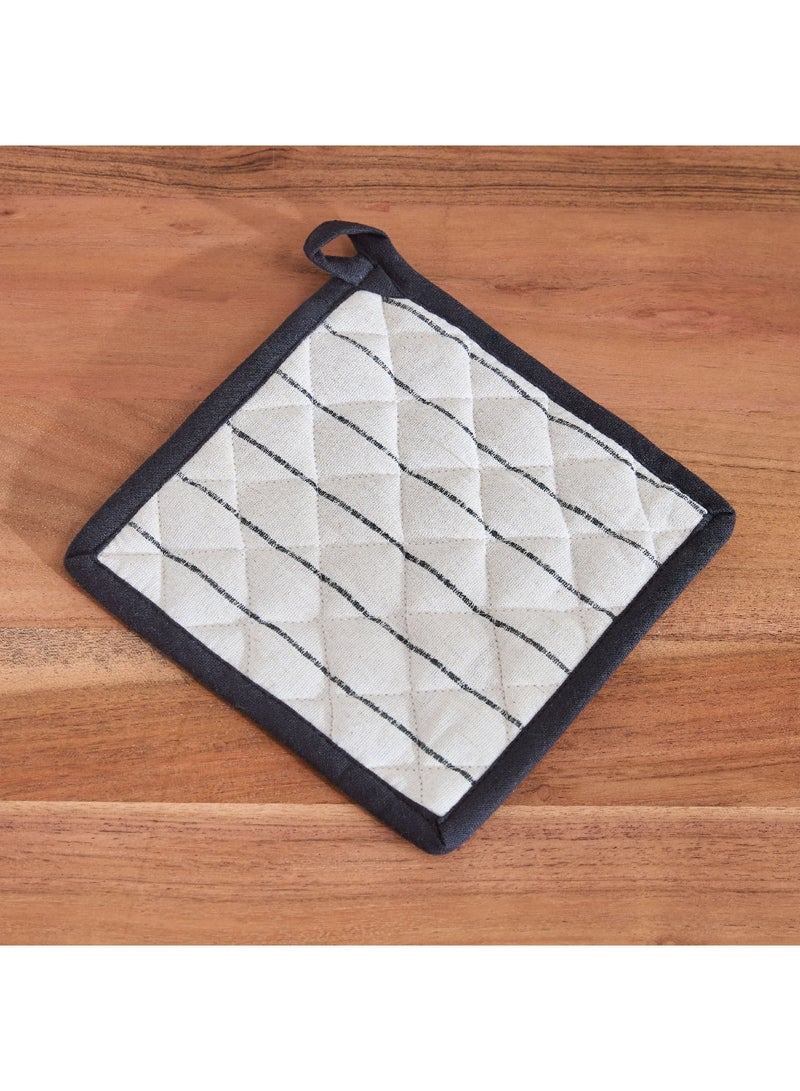 Home Box Noir Stripe Pot Holder 20 x 20 cm - Image 1
