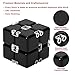 Lifidea Aluminum Alloy Metal Infinity Cube Fidget Cube 6 Colors Handheld Fidget Toy Desk Toy with Cool Case Infinity Magic Cube Relieve Stress Anxiety ADHD OCD for Kids and Adults Black - Image 4