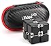 Lifidea Aluminum Alloy Metal Infinity Cube Fidget Cube 6 Colors Handheld Fidget Toy Desk Toy with Cool Case Infinity Magic Cube Relieve Stress Anxiety ADHD OCD for Kids and Adults Black - Image 2