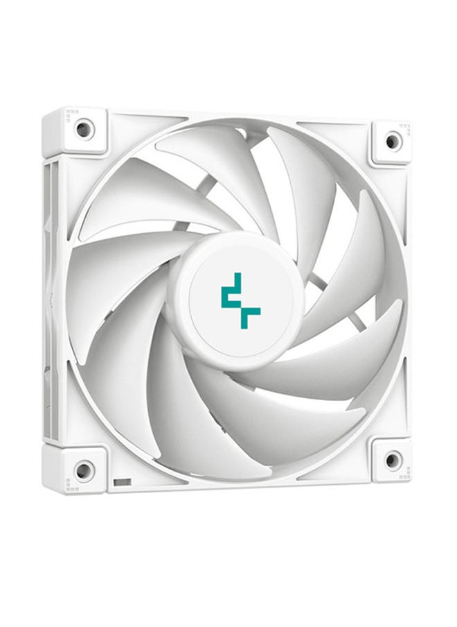 AK400 WH Performance CPU Cooler, 4 Direct Touch Copper Heat Pipes, 120mm Fluid Dynamic Bearing PWM Fans, 220W TDP, R-AK400-WHNNMN-G-1