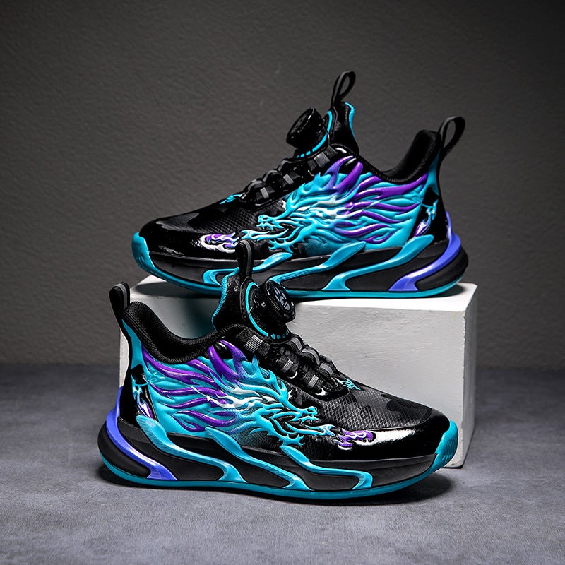 Children'S Shoes Boys Shoes Shoes Waterproof Leather Boys' Sneaker Casual Running Shoes For Primary School Students - Image 4