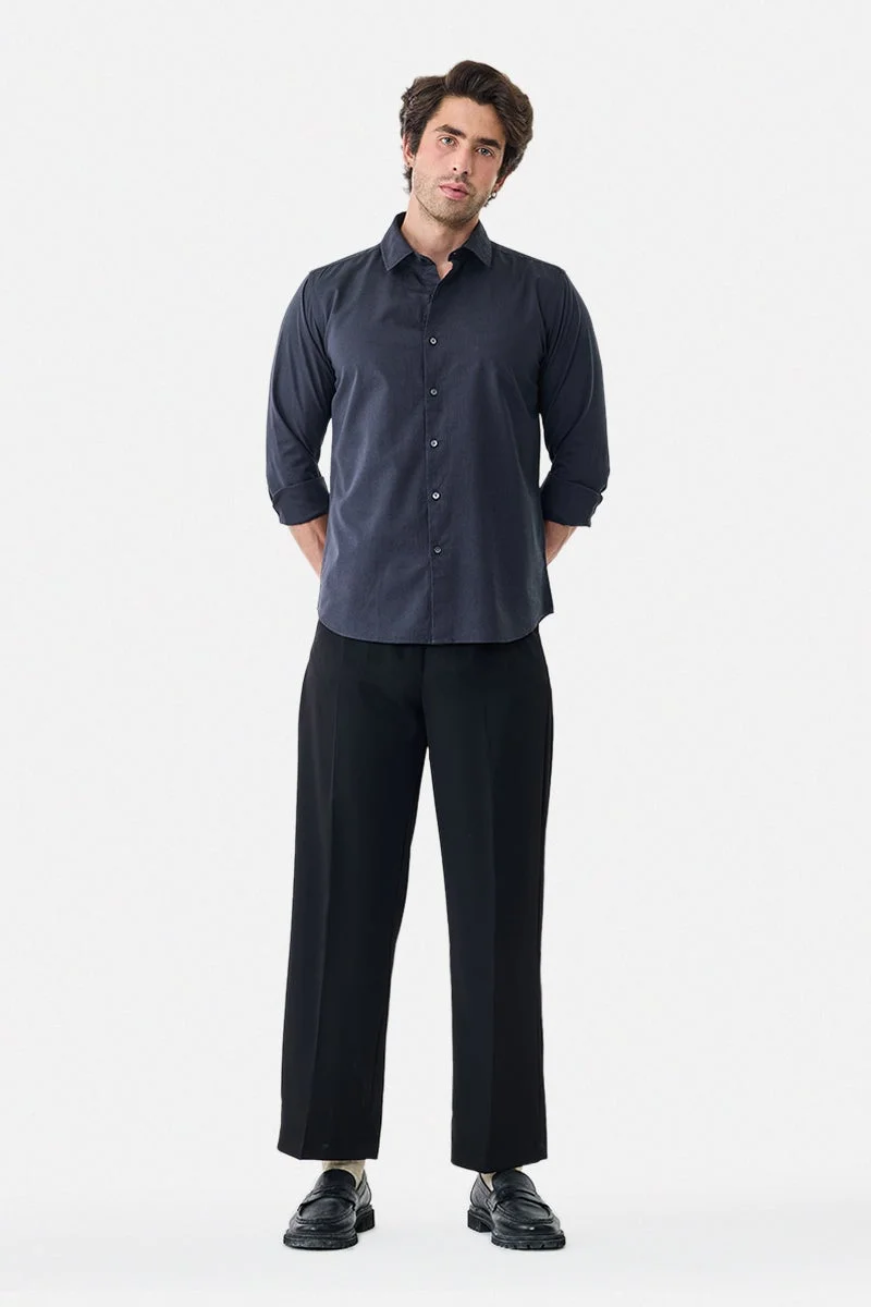 سنيتش قميص قطني فاخر بقصة ضيقة