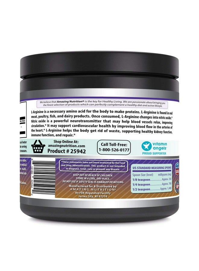 Amazing Nutrition Amazing Formulas L-Arginine Powder Supplement | Non-GMO | Gluten Free | Made in USA (1 Lb) - Image 3