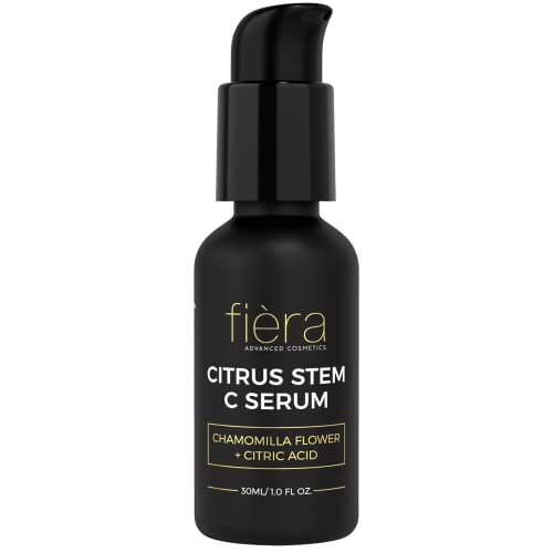 Fira Vitamin C Serum with Hyaluronic Acid  Citrus Stem Cells  AntiAging Brightening Firming Hydrating Serum for Mature Skin Reduces Dark Spots Fine Lines  Boosts Radiance  1 FL OZ  30 ML