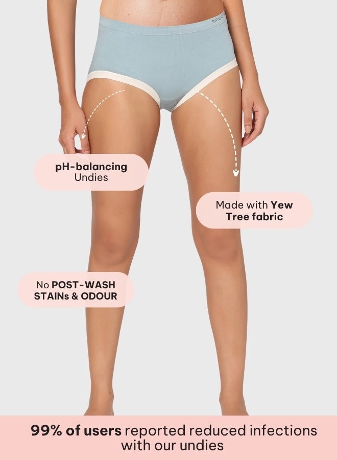 Intimate Queen Yew Tree Bae Maternity Briefs – Silky Soft, Antibacterial Calm, Full-Coverage Comfort for Bump & Skin - Image 1
