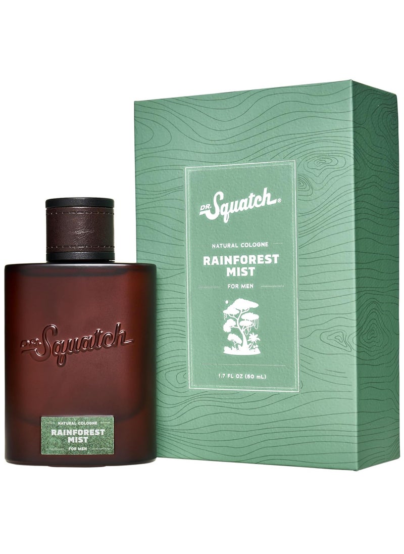 Dr. Squatch Dr Squatch Mens Cologne Rainforest Mist  Natural Cologne Made With SustainablySourced Ingredients  Manly Fragrance of Eucalyptus Bergamot and Cedarwood  Inspired by Rainforest Rapids Bar Soap 