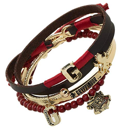 Bioworld Harry Potter Gryffindor Bracelet Set - 4 Pack - Image 1