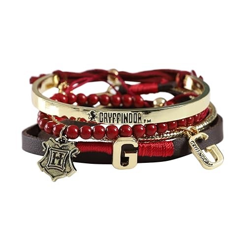 Bioworld Harry Potter Gryffindor Bracelet Set - 4 Pack - Image 4