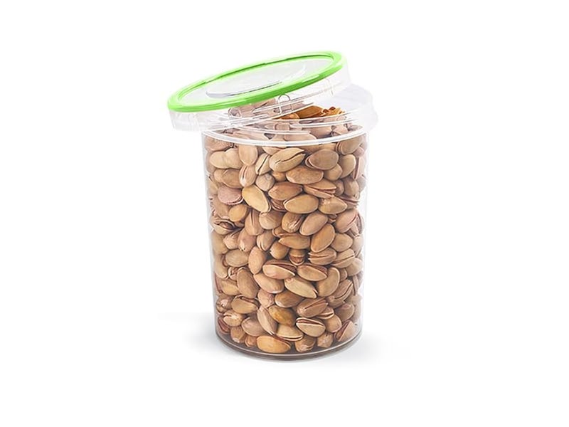 Genaric Ucsan Plastic High Round Container with Lid 1.1 Liter | Made in Turkey | 767
