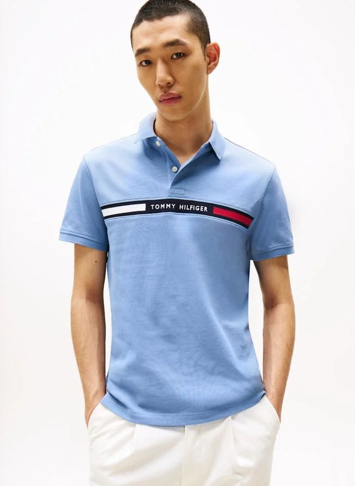 تومي هيلفيغر Regular Fit Stretch Cotton Polo