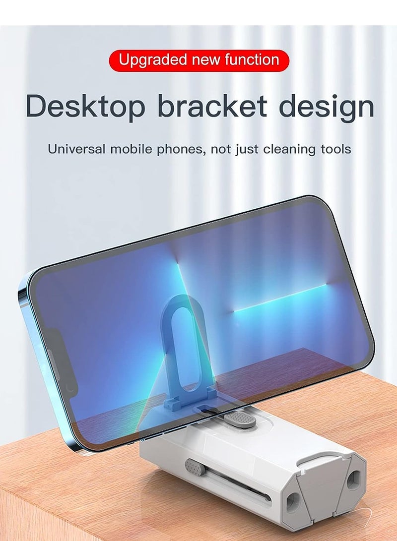 ELTRAZONE Keyboard Cleaning Soft Brush 8-In-1 Cleaning Soft Brush Multifunctional Computer Bluetooth Cleaning Tool Set With Soft Microfiber Brush, - Image 3