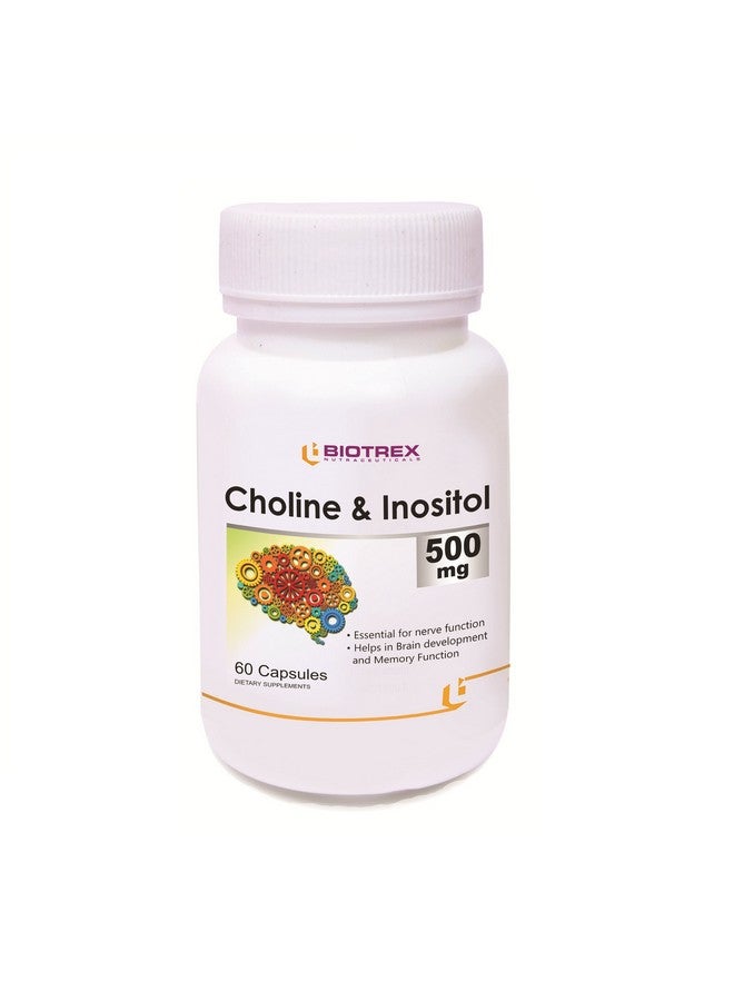 Biotrex Nutraceuticals Biotrex Choline and Inositol - 500mg (60 Capsules) - Image 1
