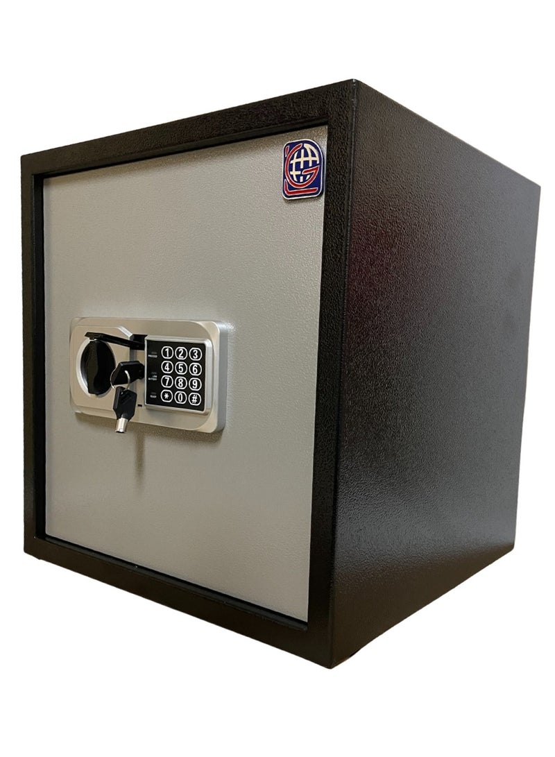 LOTFY GROUP LG Safebox Code- 40NEK- 40*38*38CM- Gray Colour- Home Office Safe Box- Electronic Lock- Key Lock - Image 2