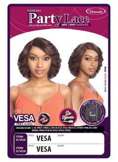 Vanessa Vanessa Party Lace Synthetic Hair Deep J Part Wig-DJ VESA (SIENNA)  - Image 5