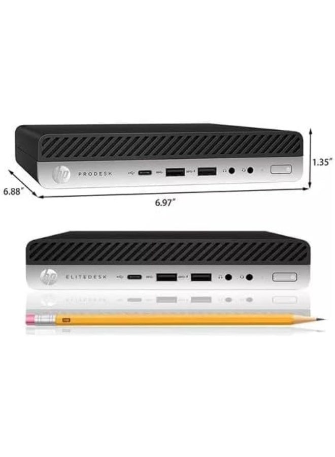 Generic Mini Desktop PC Bundle - AMD Ryzen 5, 8GB RAM, 256GB SSD + 24" FHD Monitor - Powerful & Complete PC for Daily Use (Renewed) - Image 1