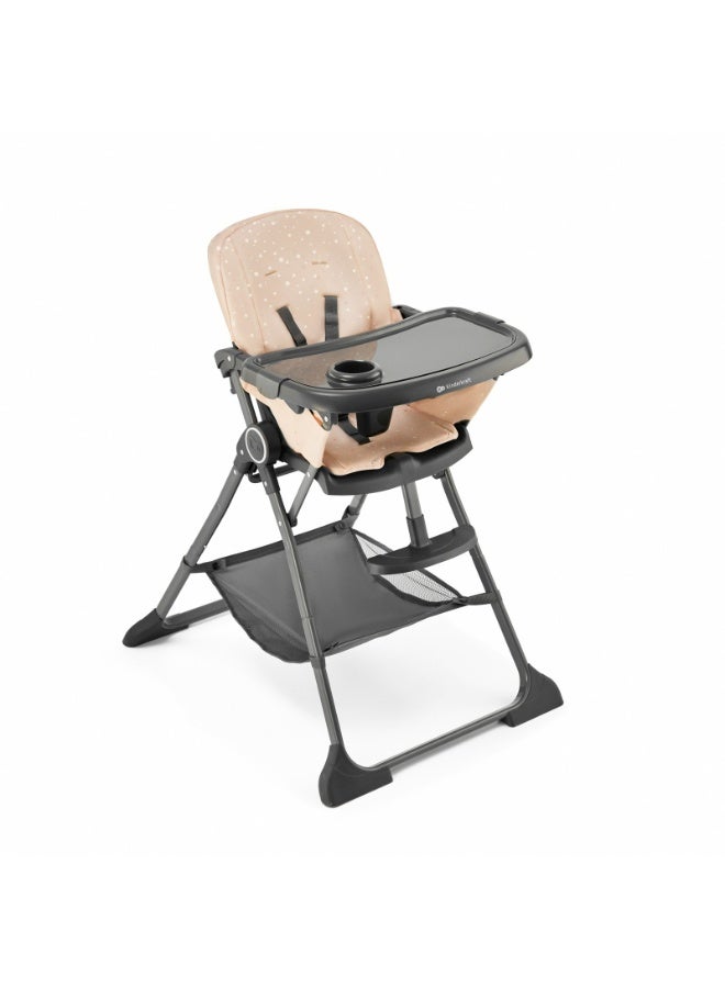 Kinderkraft Foldee High Chair - Pink - Image 2