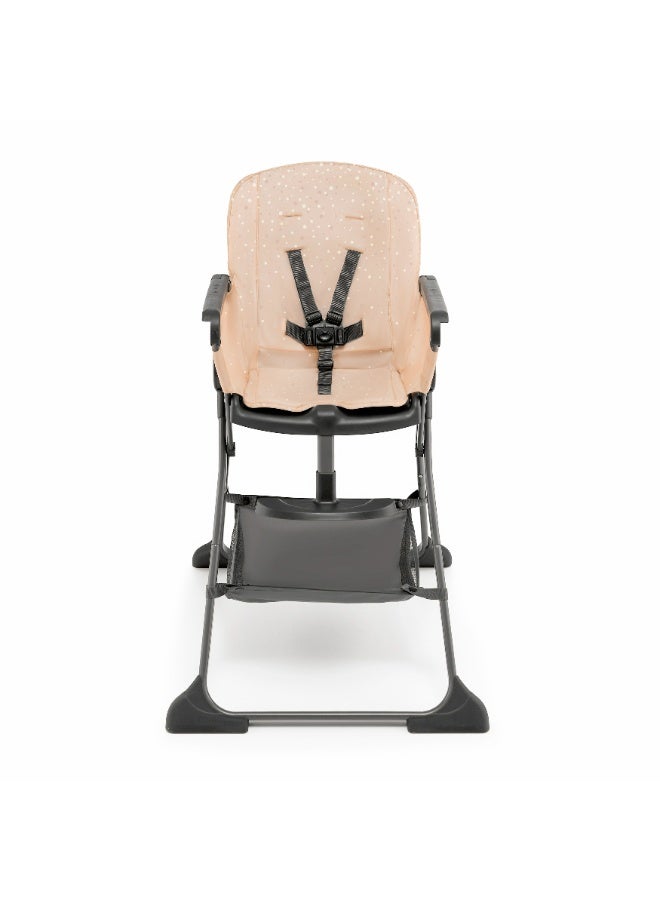 Kinderkraft Foldee High Chair - Pink - Image 3