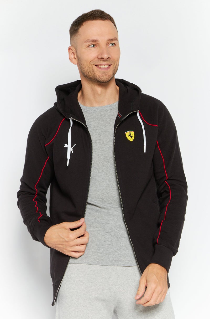 PUMA Men Sportswear Fit Long Sleeve Outdoor Sweatshirt, Black - Image 1