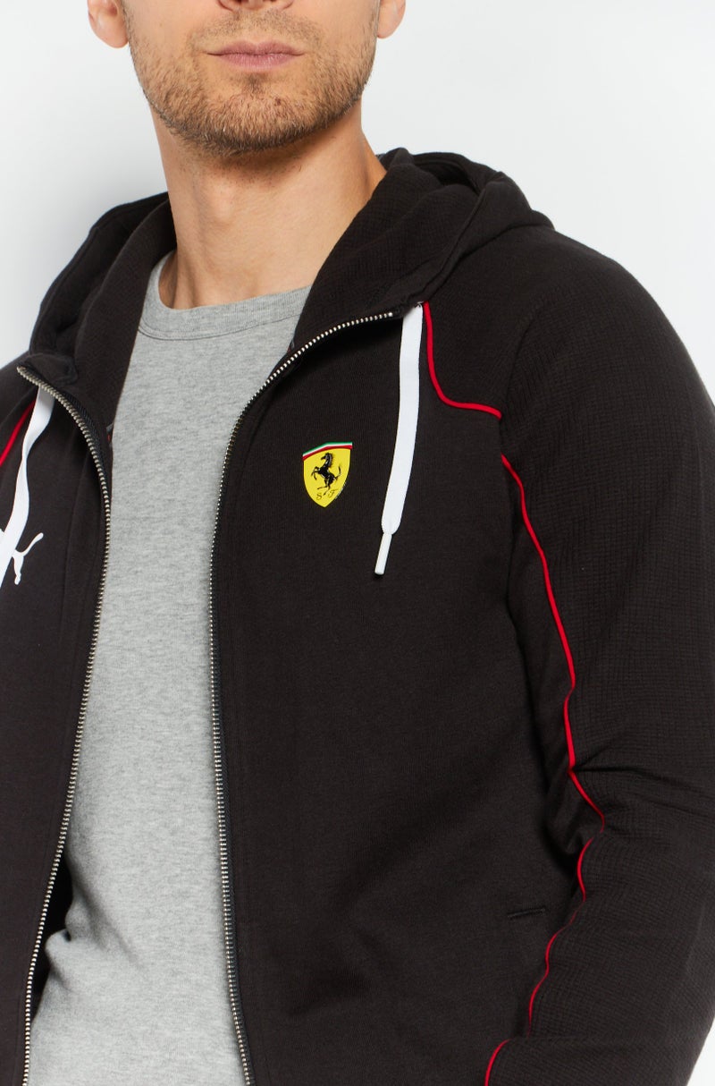 PUMA Men Sportswear Fit Long Sleeve Outdoor Sweatshirt, Black - Image 3