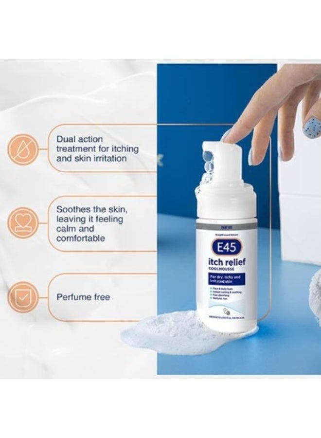 E45 Itch Relief Coolmousse - 100ml - Image 2