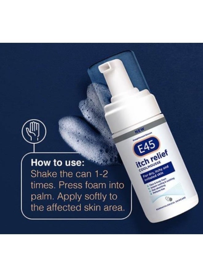 E45 Itch Relief Coolmousse - 100ml - Image 3