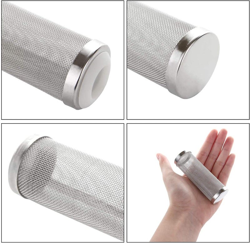 VAYINATO PetzLifeworld Aquarium Stainless Steel Shrimp and Small Fish Guard Mesh Filter (16 MM (Big)) - Image 5