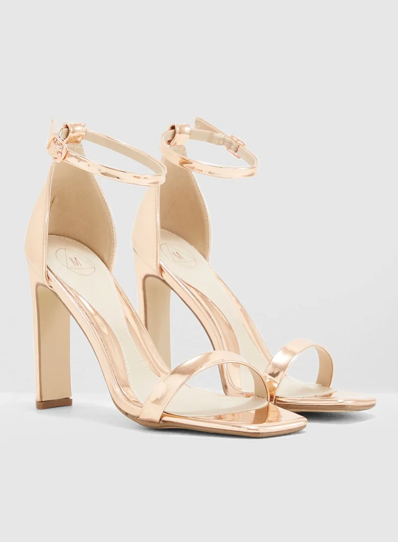 Missguided Barely There Heel Sandal