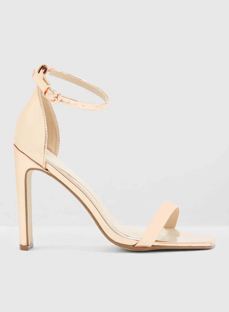 Missguided Barely There Heel Sandal