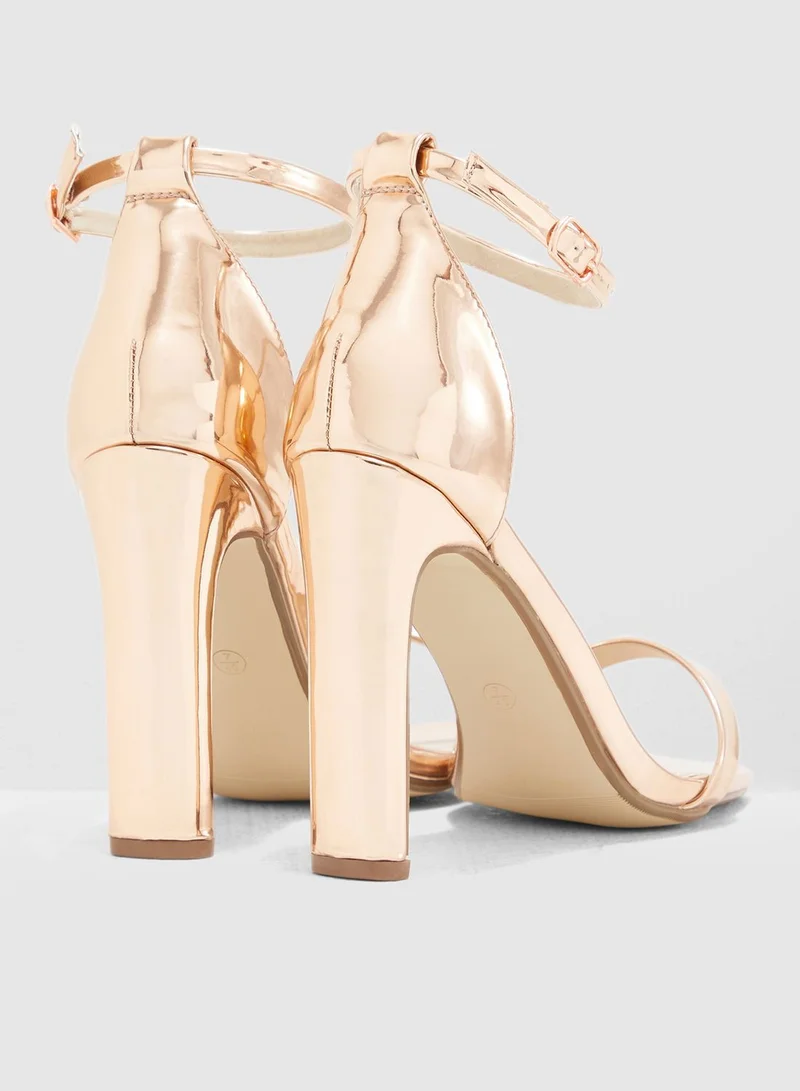 Missguided Barely There Heel Sandal