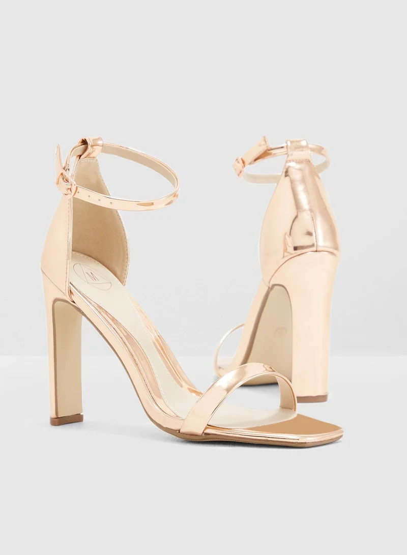 Missguided Barely There Heel Sandal
