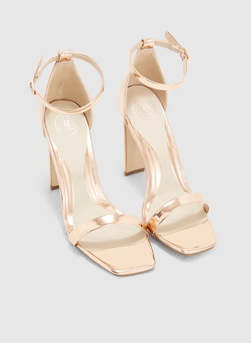 Missguided Barely There Heel Sandal