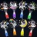 Oitnlaughter 36Pcs Outer Space LED Finger Lights Space Party Favors Glow in the Dark Light Up Finger Lights Galaxy Themed Toys Bulk for Astronaut Birthday Party Goodie Bag Stuffer Birthday Gifts Classroom Prize - Image 2