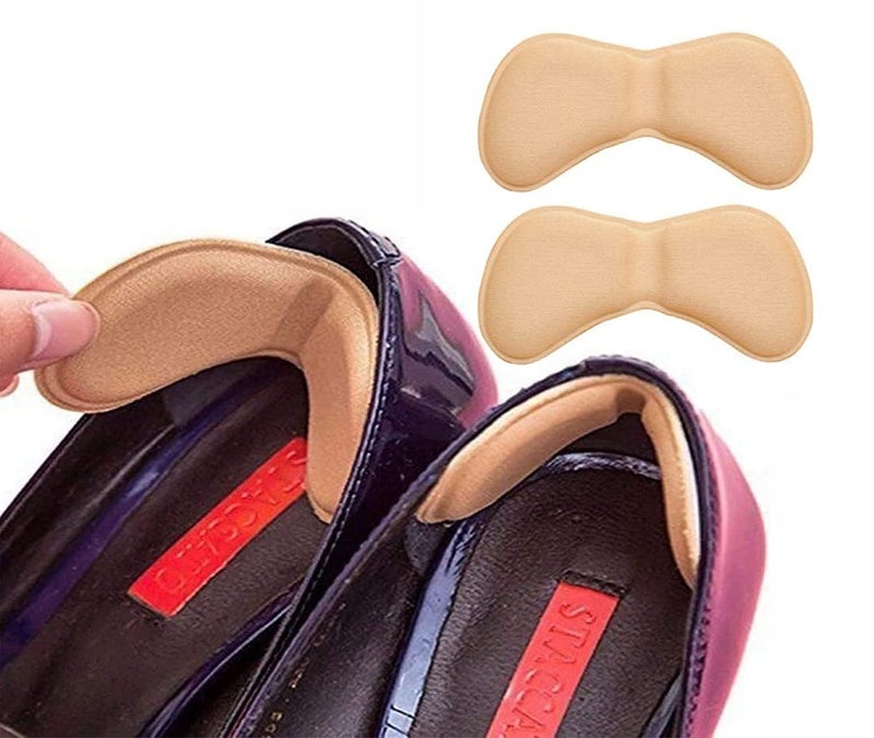 FEXMY Silicone Shoe Bite Protector for Women and Men | Heel Grips for Loose Shoes | Heel Liner Shoe Fillers | Shoe Liner Insert for Shoes too Big | Shoe Adjuster Pads(1xPair_Back Heel Tape) - Image 1