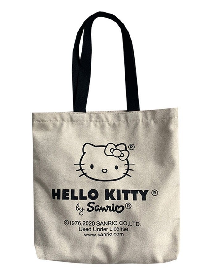 Generic - HelloKitty Canvas Women Shoulder Bag White - Image 1