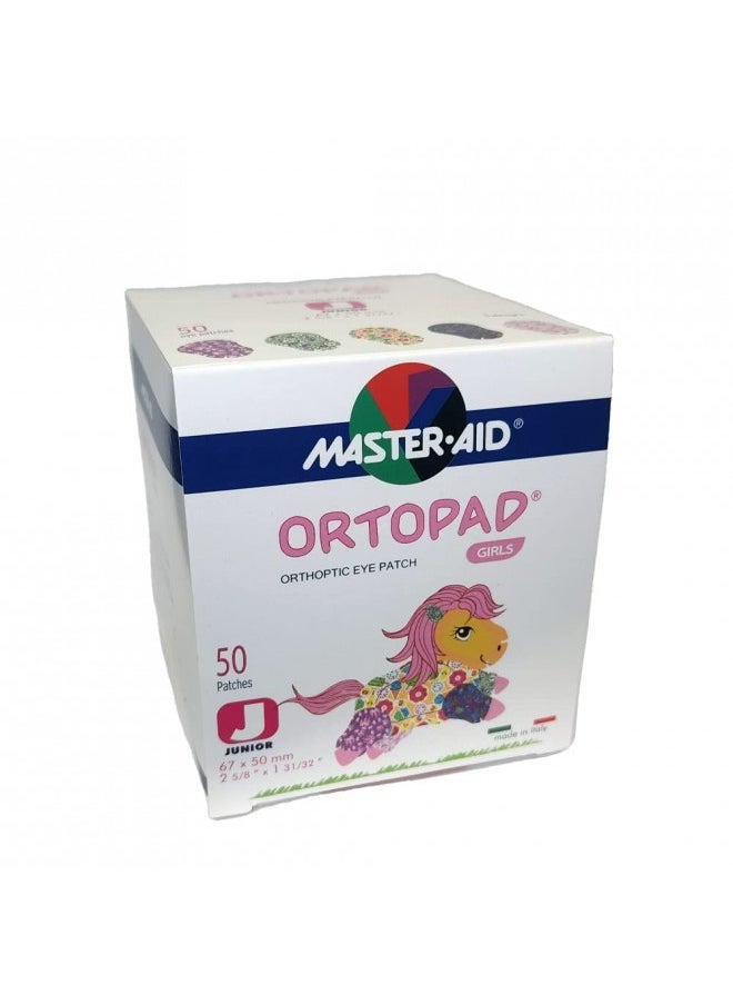 Ortopad Ortopad® Bamboo Girls Eye Patches, 50/Box (Junior Size, 0-2 yrs) Ice Cream Pack  - Image 3