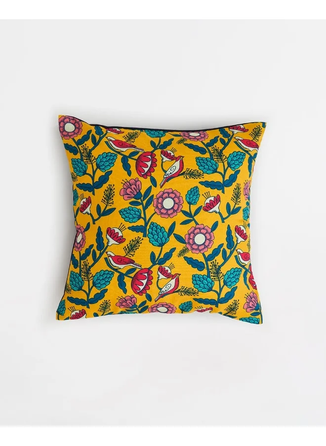 Chumbak Mughal Bagh Cushion Cover, 16"