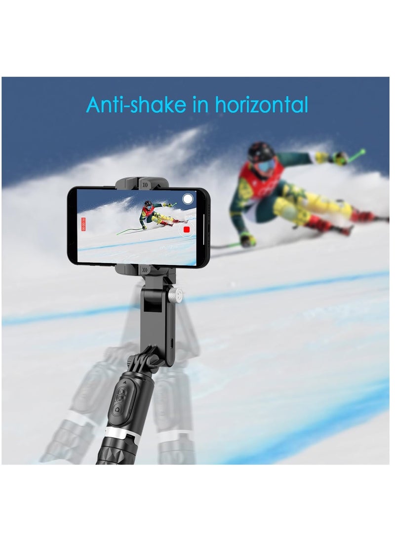 Anmi Selfie Stick Gimbal Stabilizer for Smartphone,1-Axis Auto Face Tracking Tripod 360 Rotation with Wireless Remote  - Image 4