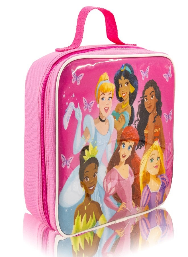 Fast Forward Disney Princess Lunch Box for Kids | Insulated Lunch Bag Lunch Box for Girls, Boys, Unisex, Toddlers| Disney Princess Pink Reusable Lunchbox - Image 2