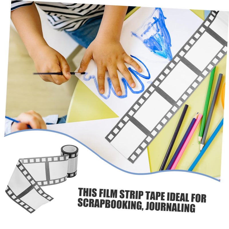 شريط لاصق إبداعي من نوع فيلم ستريب، عرضه 7.5 سم، بطول 10 أمتار، عبوة تحتوي على قطعتين، مناسب لمشاريع الاستخدام الشخصي (DIY) والحرف اليدوية، وكذلك للاستخدام في الديكور والمكتب - Image 3