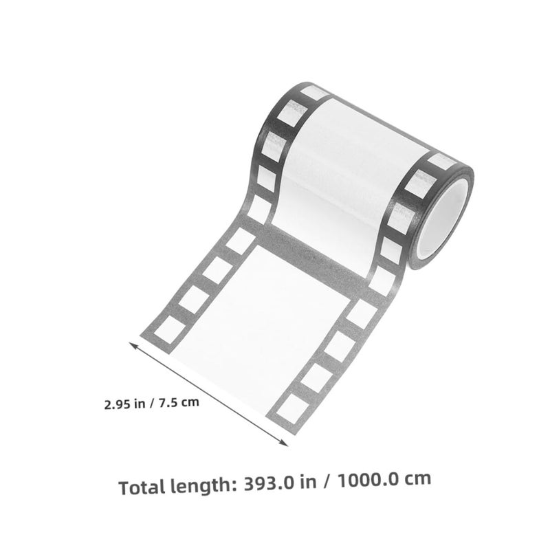 شريط لاصق إبداعي من نوع فيلم ستريب، عرضه 7.5 سم، بطول 10 أمتار، عبوة تحتوي على قطعتين، مناسب لمشاريع الاستخدام الشخصي (DIY) والحرف اليدوية، وكذلك للاستخدام في الديكور والمكتب - Image 2